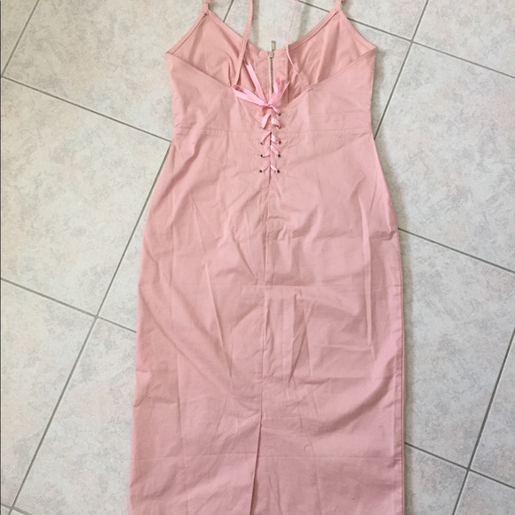Pink Barbie Pinup Vintage style Wiggle Midi Dress - Picture 4 of 8